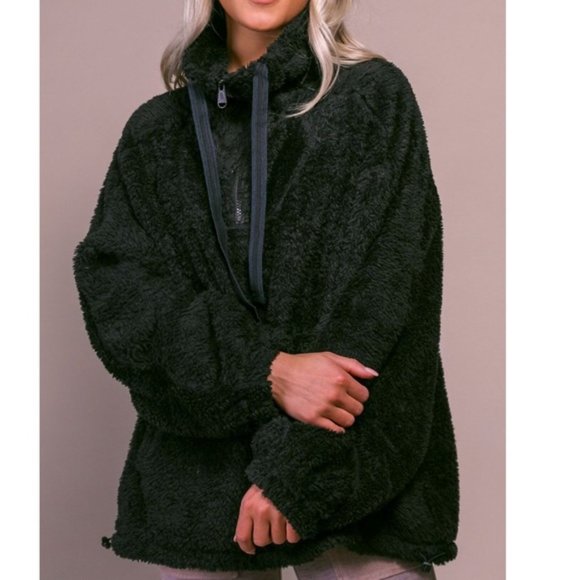 Free People Black Big Sky Jacket Small NWOT - Picture 15 of 15